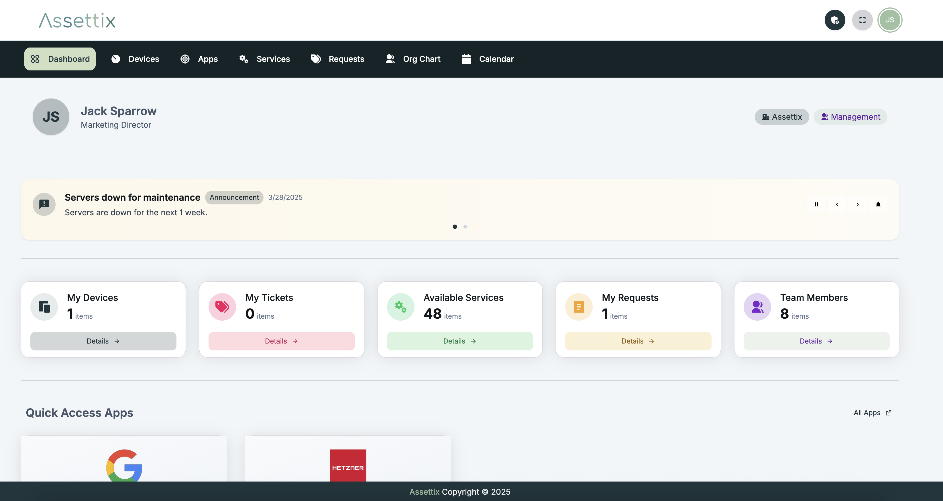 Assettix Platform